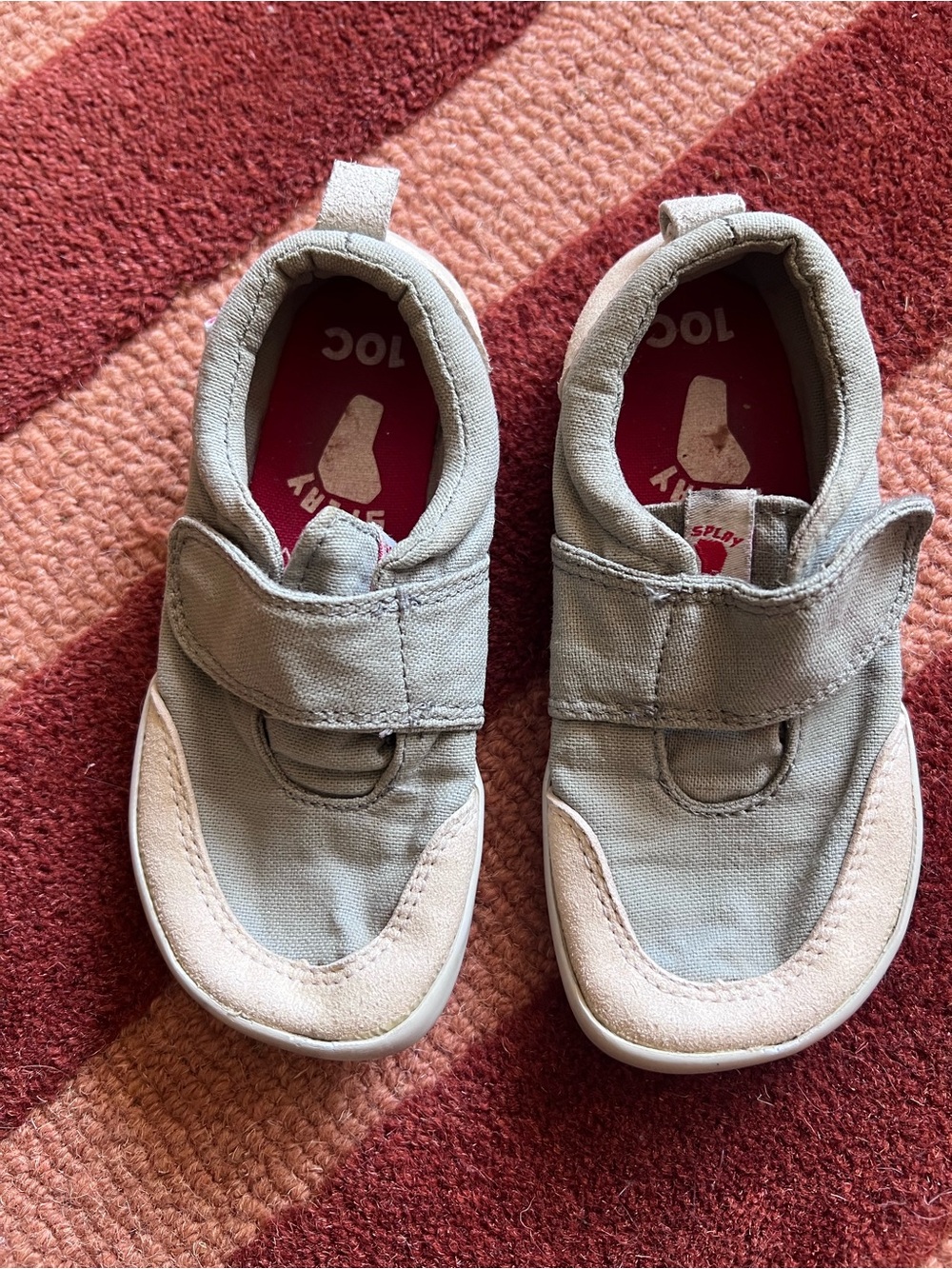 Splay barefoot Kids velcro Slip-On Shoes - Gray